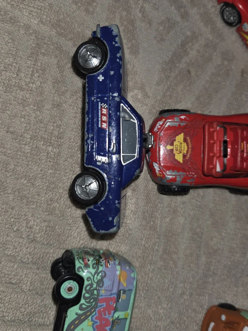 Vintage lot of rare disney Pixar Cars vehicles Including Plane
